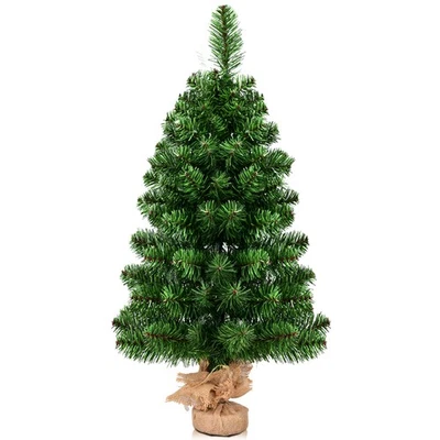 3' Artificial PVC Christmas Tree Tabletop Holiday Season Decoration Indoor Decor - Image 1 of 4