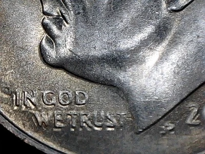 2016 Roosevelt Dime - Double Die Obverse DDO in letters of motto  - Mint Error - Image 1 of 4