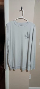 Vapor Apparel Langarm Wanderlust Angeln Schwimmshirt Gr. XL grau UPF 50+ - Bild 1 von 12