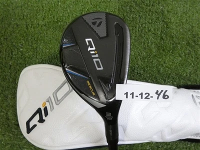 TaylorMade Qi10 19* 3 Hybrid Rescue Ventus TR Blue 7 Stiff Graphite w Headcover  - Image 1 of 4