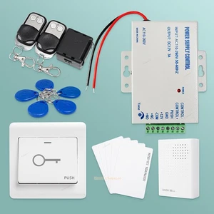 Módulo Fuente de Alimentación Botón Timbre con Llaveros RFID para Sistema de Control de Acceso - Imagen 1 de 11
