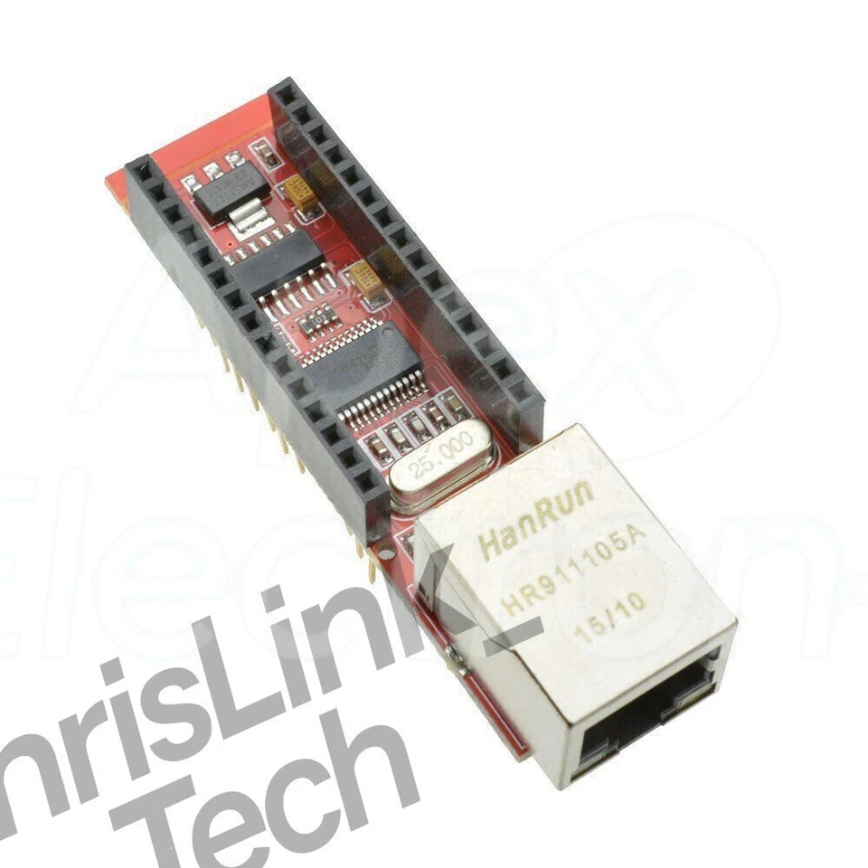 Mini ENC28J60 Ethernet Shield For Arduino Nano Webserver Module NEW - Image 1 of 4