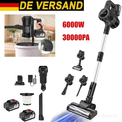 6000W Staubsauger Hoover Akku 6 IN1 mit funktion Handstaubsauger kabellos 30KPA - Bild 1 von 4