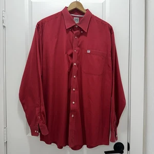 Cinch Herren Gr. XL Western Hemd mit quadratischen Knöpfen rot langarm - Bild 1 von 12