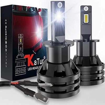 KATUR H3 Led Headlight Bulbs Mini Design Upgraded Chips Extremely Bright 12000 - Image 1 of 4