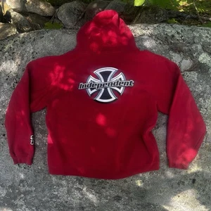Vintage 90’s Independent Trucks Skate Hoodie NHS Tag Sz XL - Picture 1 of 8