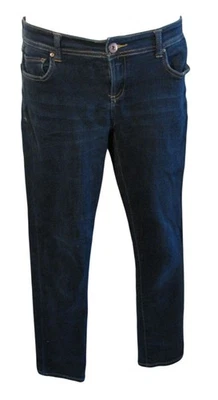 Pantalones de mezclilla INC de 6 piernas ajustadas calce regular azules elásticos Foto 1 de 3