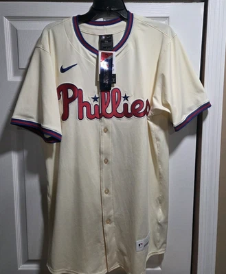 Nike Bryce Harper Philadelphia Phillies Authentic OnField Elite Jersey 44 L $395 - Image 1 of 4
