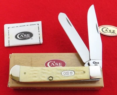 Cuchillo Trampero Case XX 1997 SFO Hueso Blanco Plantado SUPER RARO SIN USAR, EN CAJA ¡Caja Original! Sin precio base Foto 1 de 4
