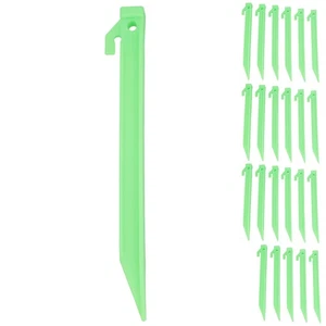 Heavy Duty Plastic Tent / Awnings Pegs for Camping Caravans 220mm Long 24pc - Picture 1 of 8