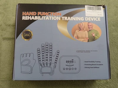 Guantes de robot de rehabilitación grandes para mano derecha equipo de terapia manual para accidente cerebrovascular Foto 1 de 4