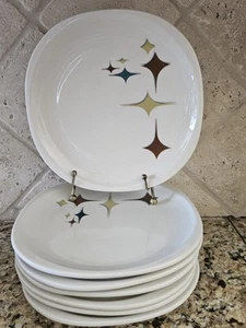 Platos de cena vintage de jubileo atómico de SIRACUSA DE 7 CM 9,25" - Imagen 1 de 9