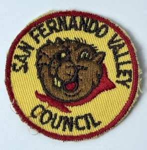 1950's Boy Scouts of America BSA Vintage Patch Beaver San Fernando Valley #2 - Picture 1 of 2