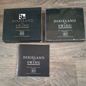 Dixieland to Swing - The Gold Collection - 2 CD's Box Set 1997 - 40 Great Tracks - Foto 1 di 12