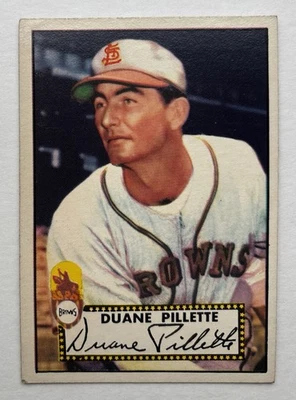 1952 Topps Set-Break # 82 Duane Pillette St. Louis Browns VG-VGEX — Red Back - Image 1 of 2