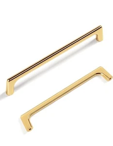 Shining Golden Cabinet Pull Modern Minimalist Style Cabinet Handle Drawer Handle - Picture 1 of 4