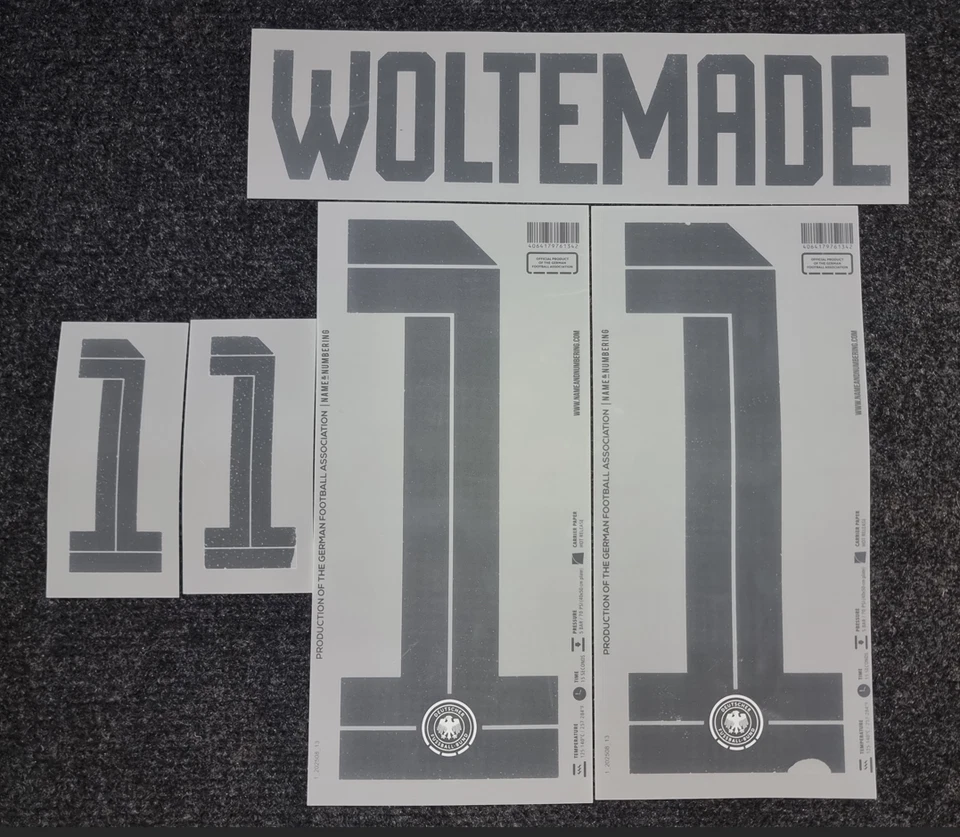 Original Authentic DFB Deutschland Woltemade 11 Trikot-Flock WM 2026