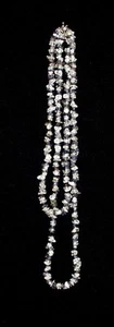 Real Crystal & Amethyst Chip Necklace 16" Free Expedited Ship - Ships Next Day - Picture 1 of 2