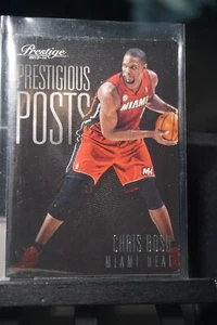 2013-14 Prestige Prestigious Posts Miami Heat Basketball Card #2 Chris Bosh - Picture 1 of 2