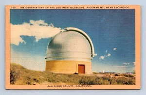 Telescopio The Observatory 200"" Palomar Mt. Postal cerca de Escondido sin publicar - Imagen 1 de 2