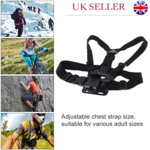 Chest Mount Harness Strap Phone Holder Action Camera Bracket for Samsung iPhone - Picture 1 of 12