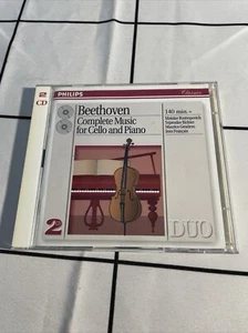 Beethoven - Cello Sonatas / Rostropovich / Richter / Philips 442 565-2 / Ed2 2CD - Imagen 1 de 6