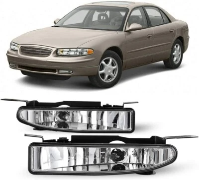Luz antiniebla para Buick Regal 1997-2005 lente transparente luces de conducción delanteras repuesto Foto 1 de 4