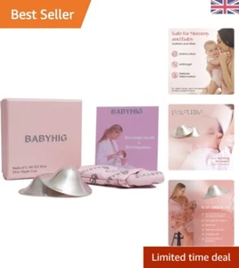 Natural Healing Silver Nursing Cups – Ergonomic Shields for All Breast Shapes - Picture 1 of 9