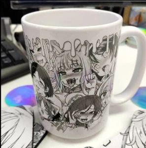 Taza de cerámica facial laswd Ahegao 16 oz - Imagen 1 de 3