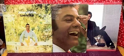 1968-69-78 Johnny Mathis “Love Is Blue/Romeo & Juliet/Light Up My Life” 3-LP Lot - Image 1 of 4
