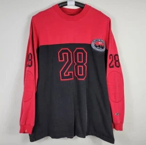 Maglia maglia Throwback Rugby Pure Playaz anni 90 manica lunga #28 vintage uomo 2XL - Foto 1 di 14