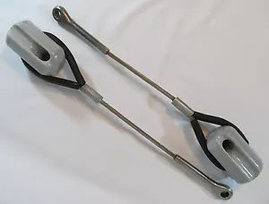 Standing RIGGING INSULATOR 5/16" Wire, End Eye 3/8" Pin Hole Mast Stays, Shrouds - Foto 1 di 12