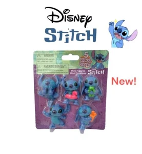 Juego de 5 mini figuras de personajes Disney Stitch de Just Play 2022 - ¡Nuevo! - Imagen 1 de 2