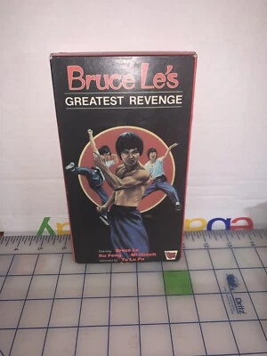 BRUCE LE'S GREATEST REVENGE VHS  kung-fu martial arts Out Of Print Rare - Image 1 of 4