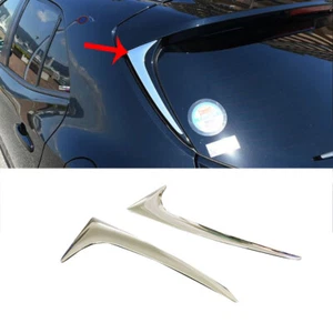 Rear Spoiler Wing Side Beveled Window Trim Fits Toyota Corolla Hatchback 2019-24 - Picture 1 of 9