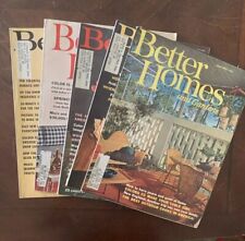 Oversize Better Homes and Gardens Magazine Lot Of 5 1962&1965 Vintage
