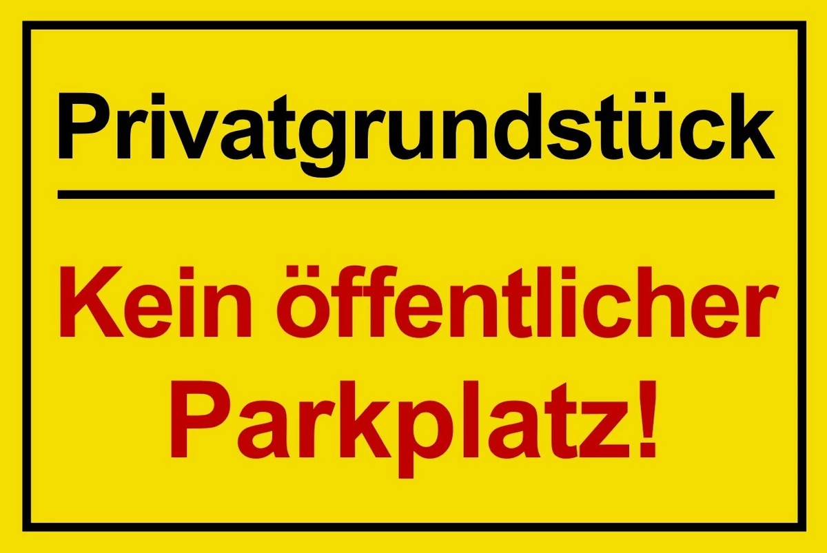 Schild „Privateigentum“ – 2 Stück, Aluminium 1 Mm, Durchmesser 167 Mm, Für Zaun, Garten & Grundstück