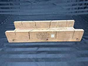 Vintage Wood Durall Rock Maple Mitre Box No. 416 Yonkers NY 16" - Picture 1 of 5