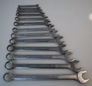 Craftsman Tools USA 13 Piece SAE Combination Wrench Set (5/16" - 1") 12 Point - Picture 1 of 7