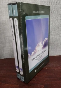 The Great Courses Introduction To Judaism Part 1 & 2 Cds + Guidebook Cherry - Foto 1 di 5