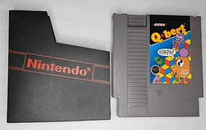 Qbert Nintendo NES 1989 CARTRIDGE mit Hülle getestet funktioniert sehr guter Zustand sehr guter Zustand - Bild 1 von 8