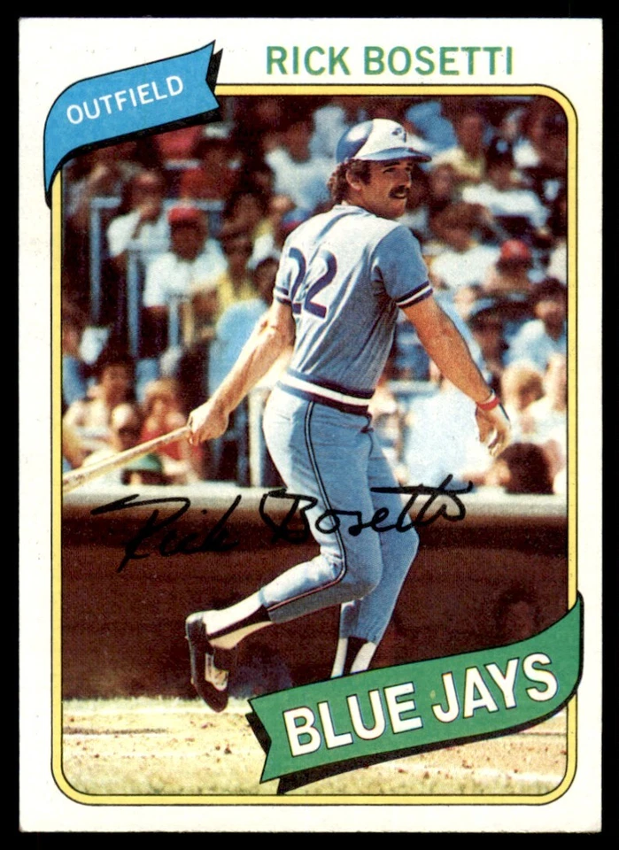 1980 TOPPS RICK BOSETTI TORONTO BLUE JAYS #277 . - Image 1 of 2