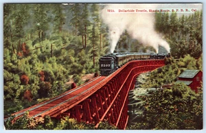 Dollarhide Trestle, Shasta Route S.P.R.R., California - Picture 1 of 2
