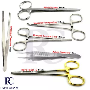 Piercing corporal con fórceps de arteria hemostática Mayo Hegar TC tijeras quirúrgicas herramientas CE - Imagen 1 de 7
