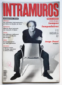 Revue INTRAMUROS International Design n° 53 mars-avr 1994 : Lampes, Jorge Pen - Picture 1 of 1