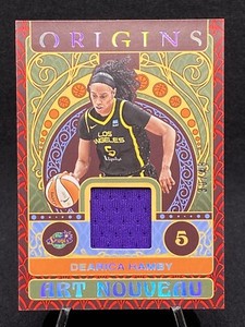 2023 Panini Origins WNBA Dearica Hamby Art Nouveau Jersey Patch Red /49 Sparks