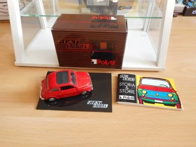 Polistil Fiat 500 L en rouge au 1:25 en boîte - Photo 1/3
