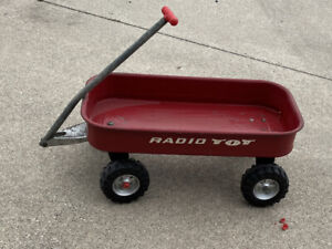 Rare Vintage Radio Flyer “Radio Tot” Wagon. 20 1/2” L X 10 1/2” W X 8 1/2” High