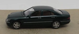 Micro WIKING Ho 1/87 Mercedes Benz S 600 Verde Scuro #1593927 No. Box - Foto 1 di 6