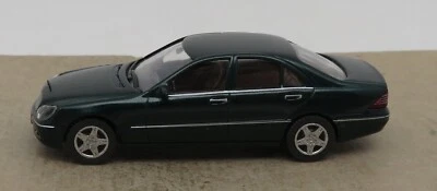 Micro WIKING Ho 1/87 Mercedes Benz S 600 Verde Scuro #1593927 No. Box - Immagine 1 di 4